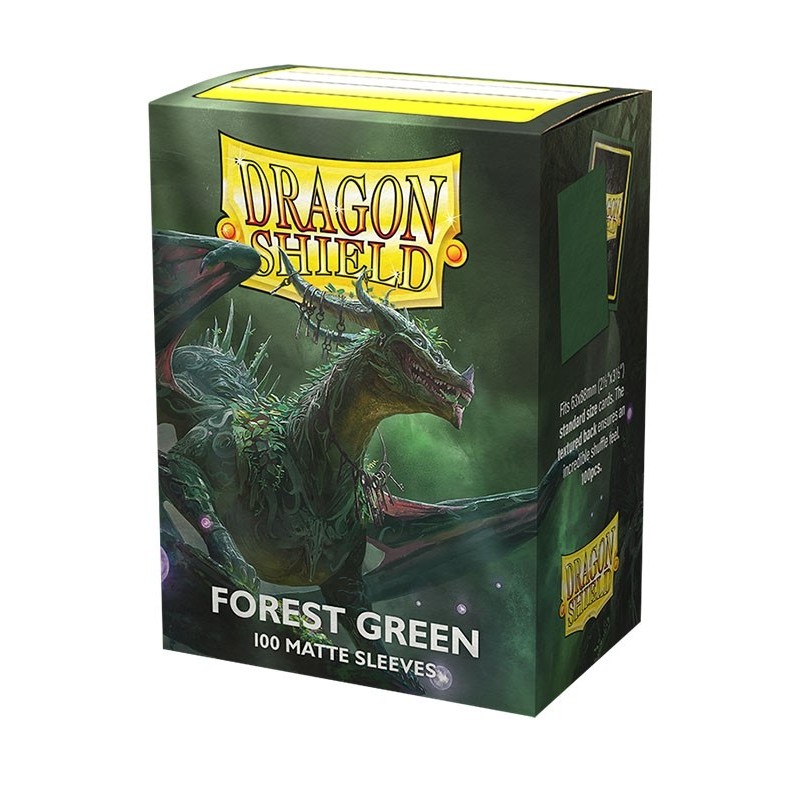 Fundas Standard Matte Forest Green Dragon & Shield
