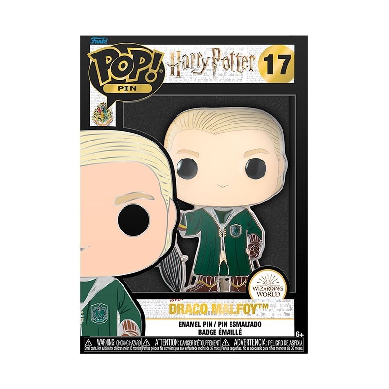 Funko POP! PIN Draco Malfoy Harry Potter.