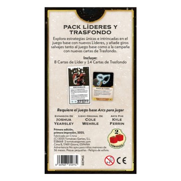 Arcs: Líderes y Trasfondo Juego de mesa en Español - 2Tomatoes Games