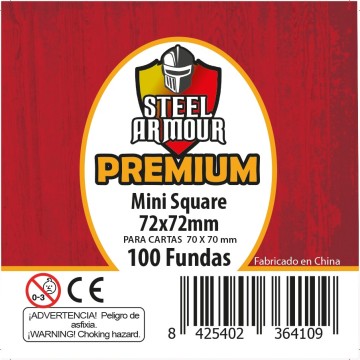 100 Fundas cuadradas Square Mini Premium (72x72mm)