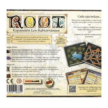 Root: Expansión Los Subterráneos Juego de mesa en Español - 2Tomatoes Games