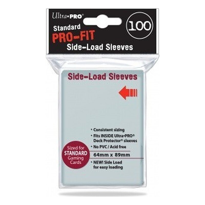 Fundas Standard Pro Fit Side Load carga lateral Transparente (100 fundas) Ultra Pro
