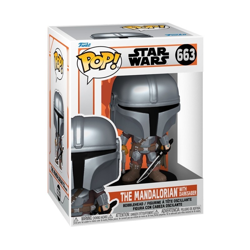 Funko Pop! Vinyl MND S9- The Mandalorian w/Darksaber - Star Wars