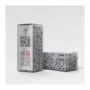 Dados Full Pack of D6s Gris y Negro (20 unidades) - Q Workshop