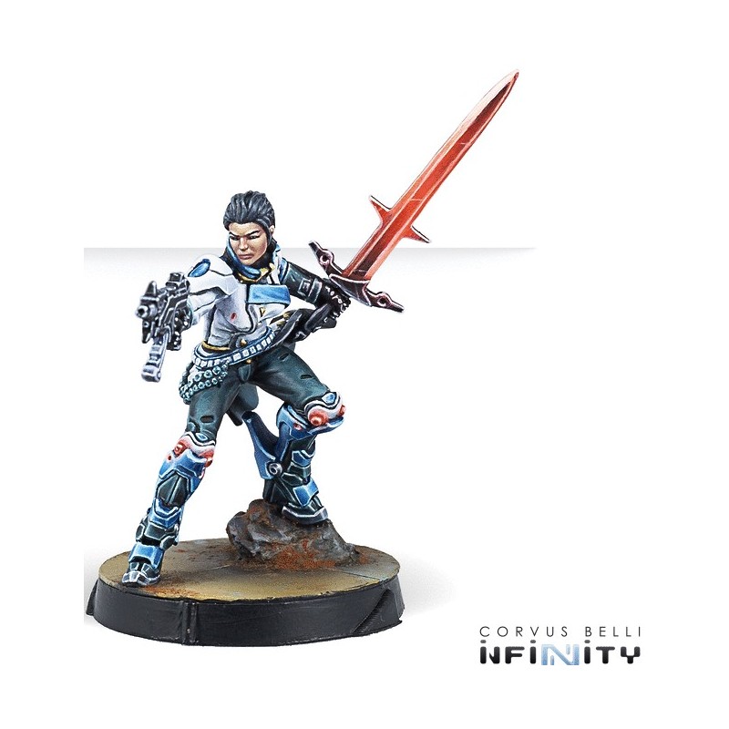 Shona Carano, Aristeia! Swordmaster (Submachine Gun) - Infinity CodeOne