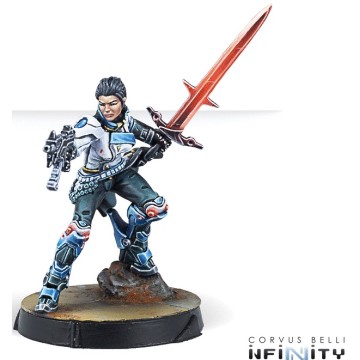Shona Carano, Aristeia! Swordmaster (Submachine Gun) - Infinity CodeOne