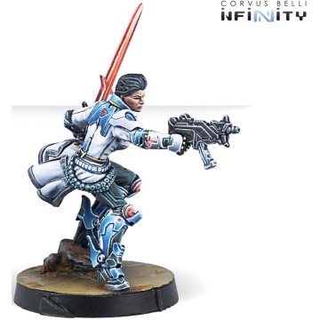 Shona Carano, Aristeia! Swordmaster (Submachine Gun) - Infinity CodeOne