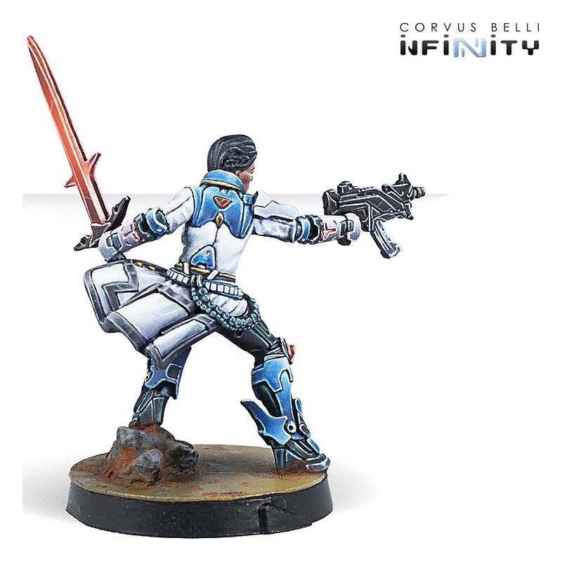 Shona Carano, Aristeia! Swordmaster (Submachine Gun) - Infinity CodeOne