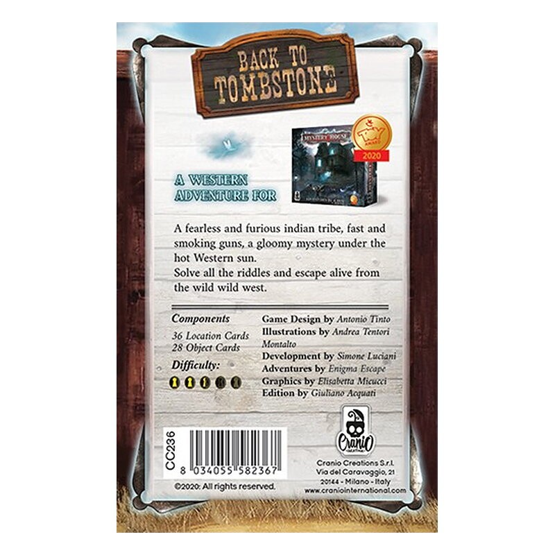 Back to Tombstone - Mystery House (Inglés)