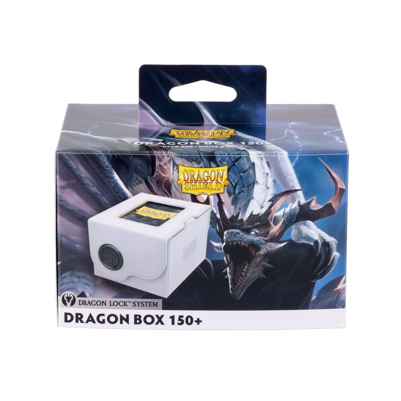 Caja de mazo Dragon Box White & Aqua (+150) - Dragon Shield