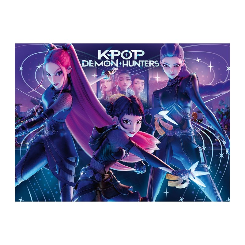 Puzzle XXL 300 pc K-Pop Demon Hunters Rumi, Mira & Zoey - Ravensburger