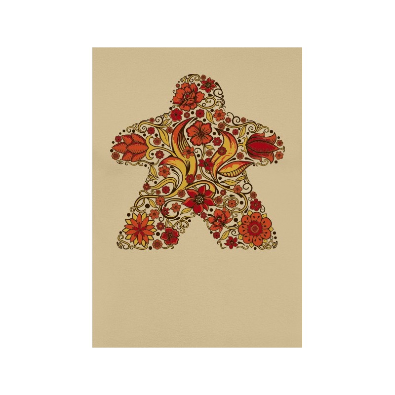 Camiseta Unisex Flor de Meeple