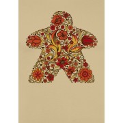 Camiseta Unisex Flor de Meeple