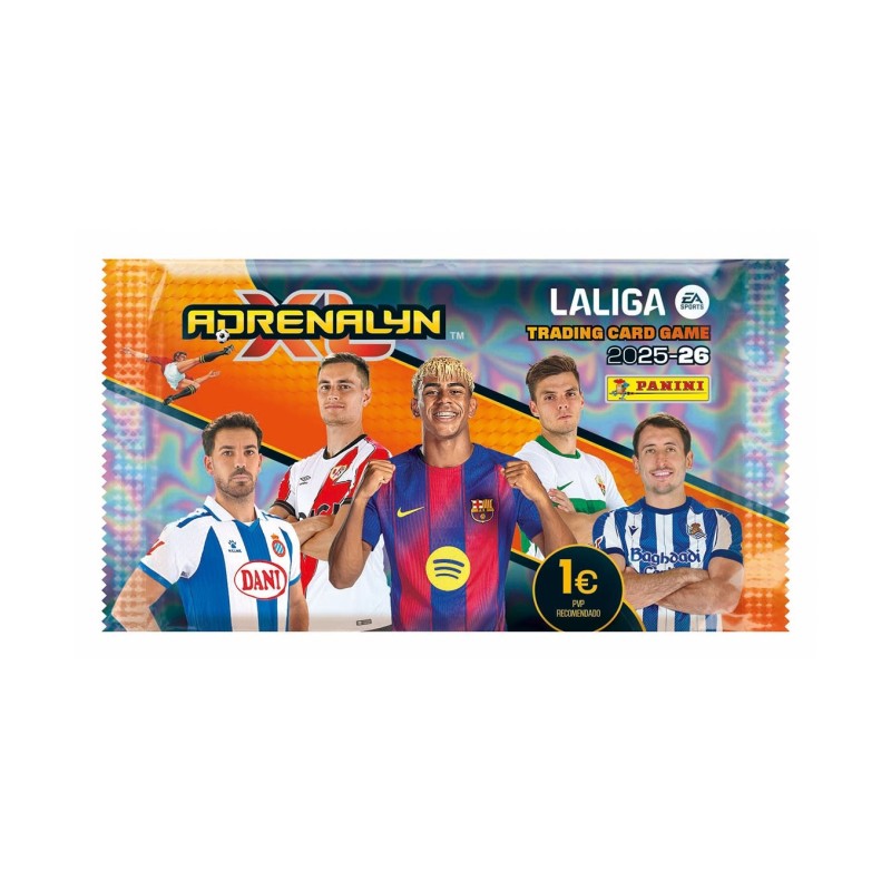 Caja de 50 sobres Adrenalyn XL Liga 2025-26 - Panini Cromos