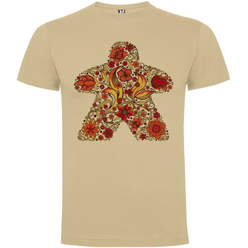 Camiseta Unisex Flor de Meeple