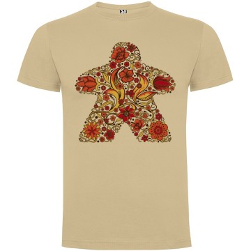 Camiseta Unisex Flor de Meeple