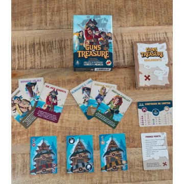 Guns or Treasure Juego de mesa en Español - 2Tomatoes Games