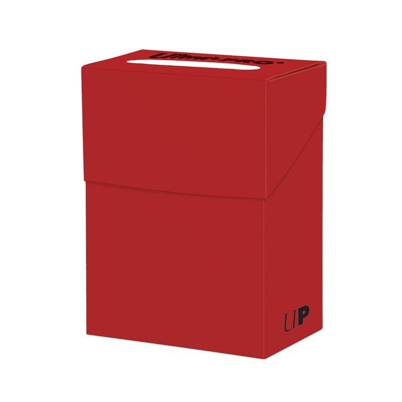 Caja de mazo Deck Box New Solid Rojo Ultra Pro.