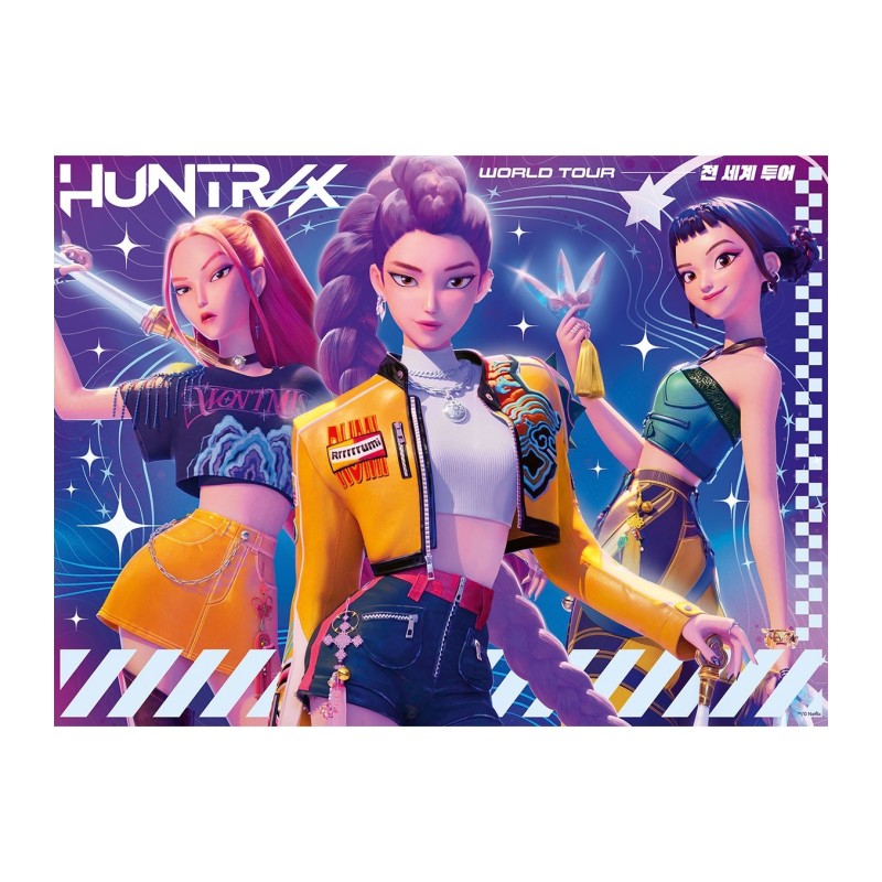 Puzzle XXL 150 pc K-Pop Demon Hunters Gira Mondial - Ravensburger