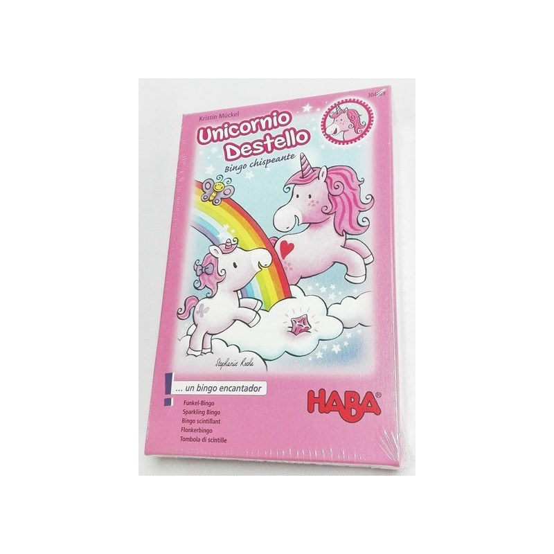 Unicornio Destello: Bingo chispeante