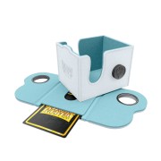 Caja de mazo Dragon Box White & Aqua (+100) - Dragon Shield