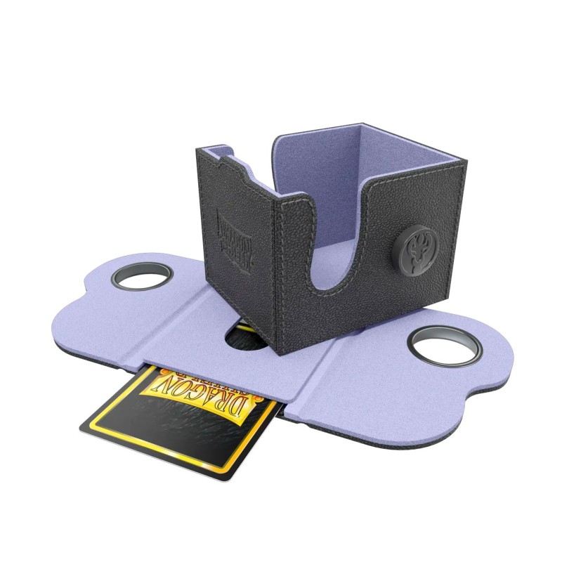 Caja de mazo Dragon Box Black & Lilac (+100) - Dragon Shield