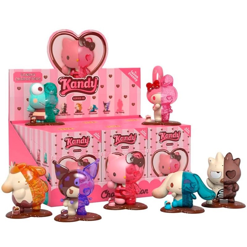 Figuras Kandy x Sanrio ft. Jason Freeny Series 02 (Choco Edition) (6 unidades) de Mighty Jaxx