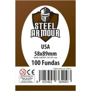 100 Fundas tamaño USA (58x89mm)
