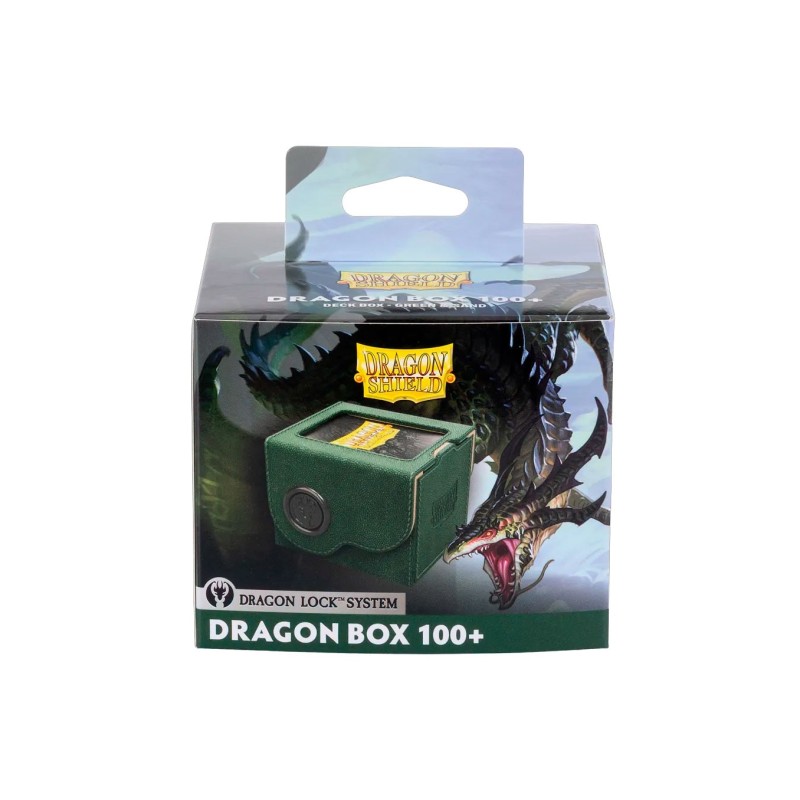 Caja de mazo Dragon Box Green & Sand (+100) - Dragon Shield