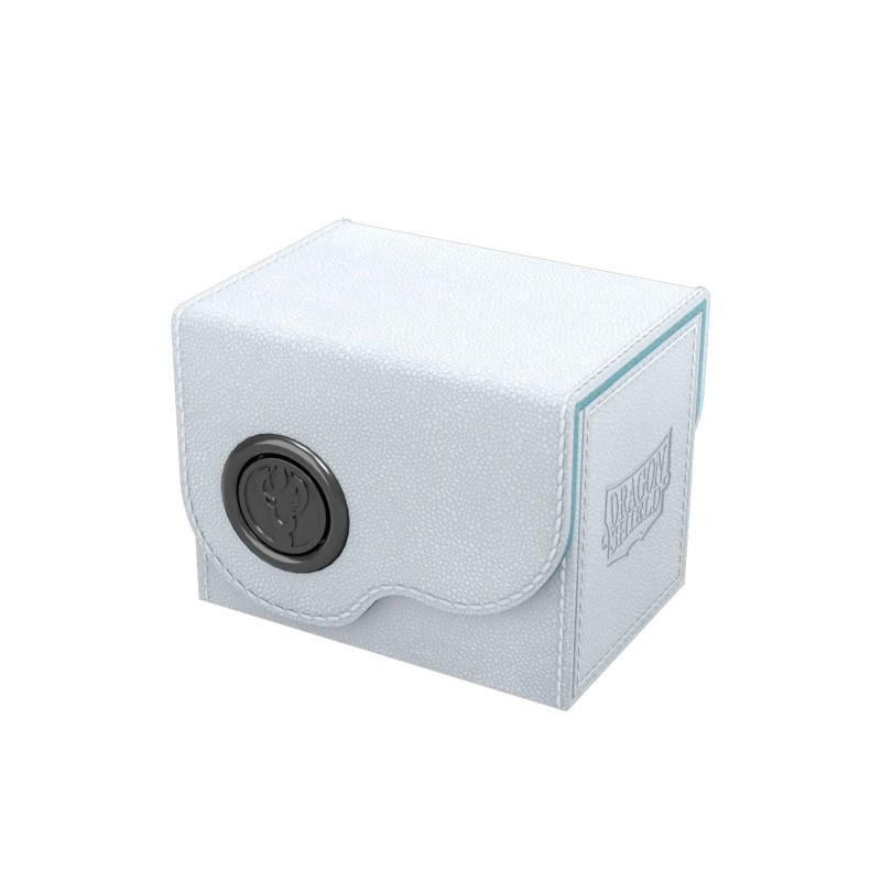 Caja de mazo Dragon Box White & Aqua (+80) - Dragon Shield