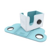 Caja de mazo Dragon Box White & Aqua (+80) - Dragon Shield