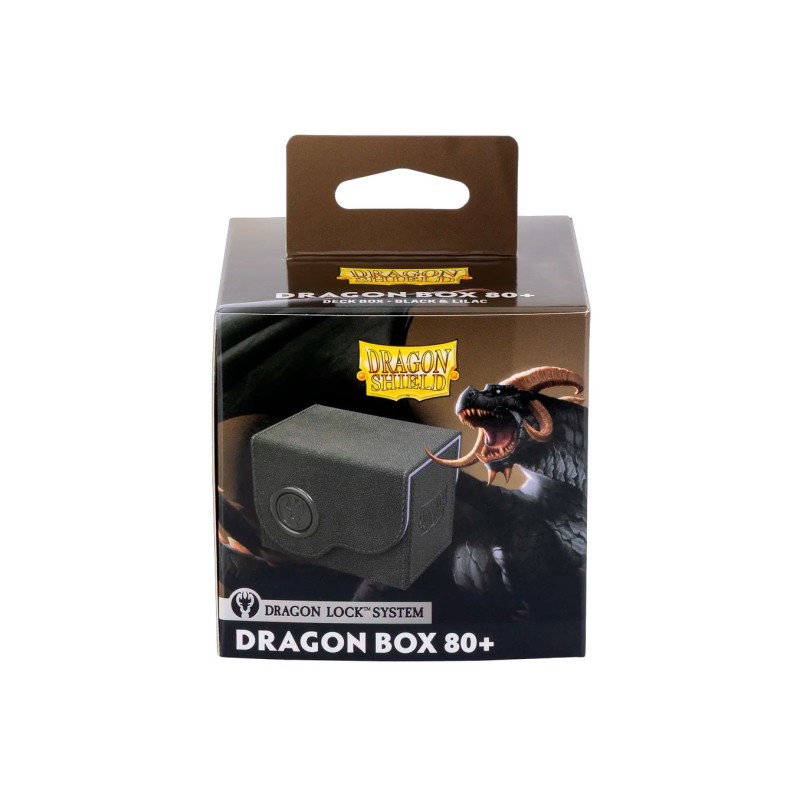Caja de mazo Dragon Box Black & Lilac (+80) - Dragon Shield