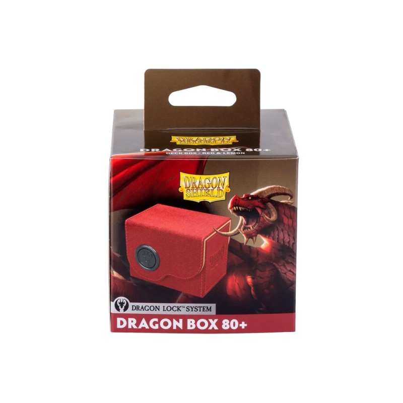 Caja de mazo Dragon Box Red & Lemon (+80) - Dragon Shield