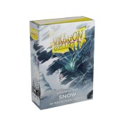Fundas Small 59mm x 86mm Japanese Dual Matte Snow Nirin Blanco (60 fundas) Dragon Shield.