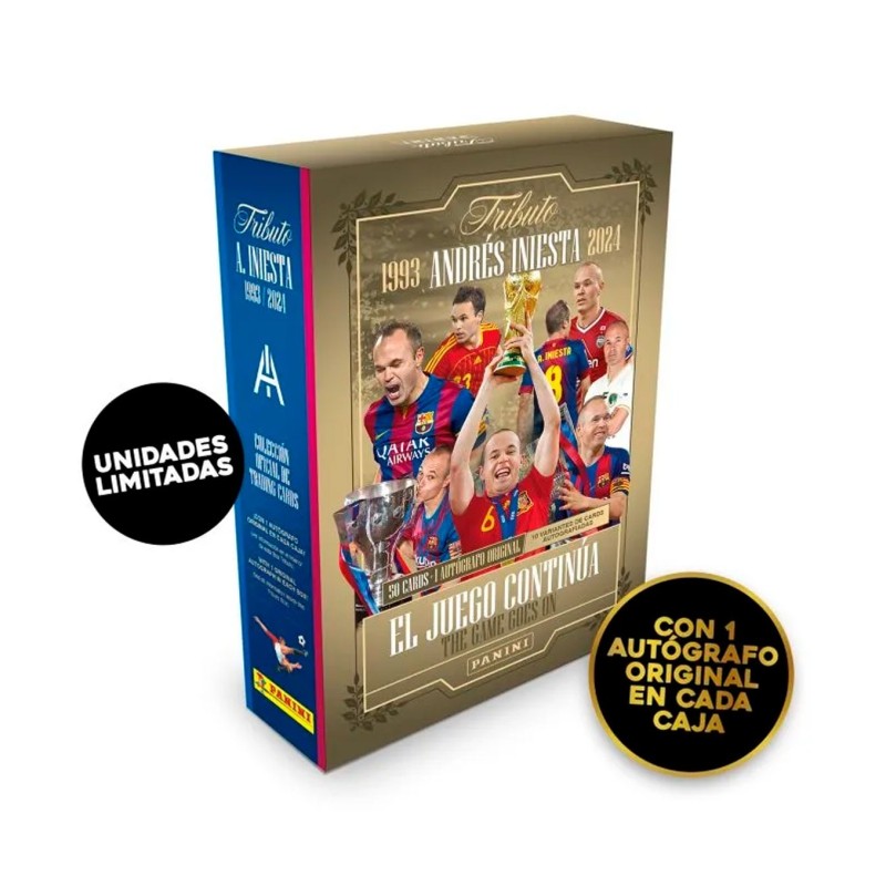Collector Box - Tributo Andrés Iniesta 1993-2024 - Panini Cromos