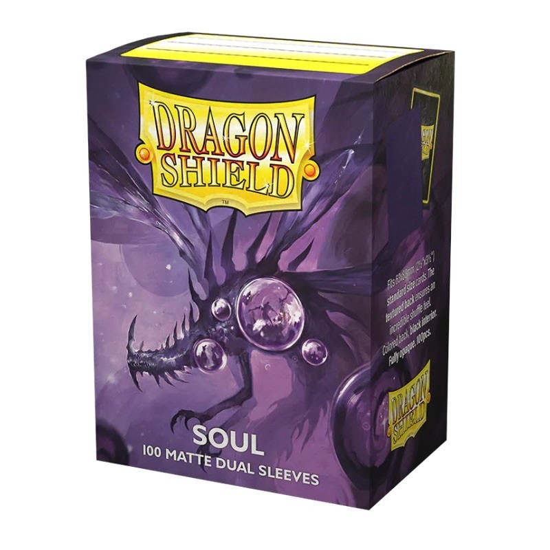 Fundas Standard Matte Metallic Purple / Soul (100 Fundas) - Dragon Shield