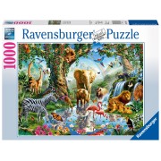 Puzzle 1000 pz - Illustrati: Aventuras en la selva