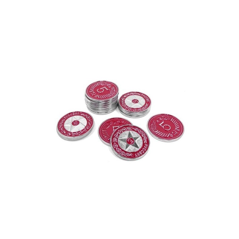 Scythe: Metal Promos Red Coins $5