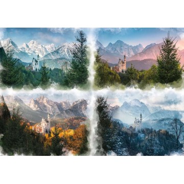 Puzzle 18000 Pz - 4 estaciones del castillo de cuento de hadas