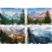 Puzzle 18000 Pz - 4 estaciones del castillo de cuento de hadas