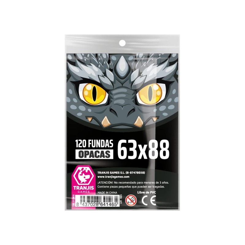 Fundas Dragón Negro (63X88mm)