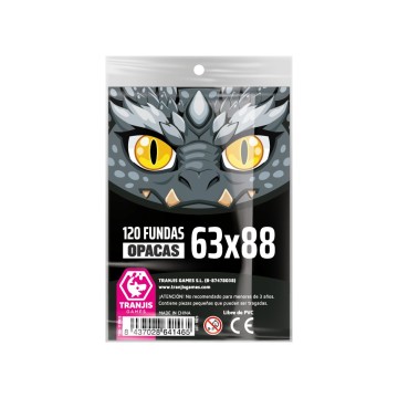 Fundas Dragón Negro (63X88mm)