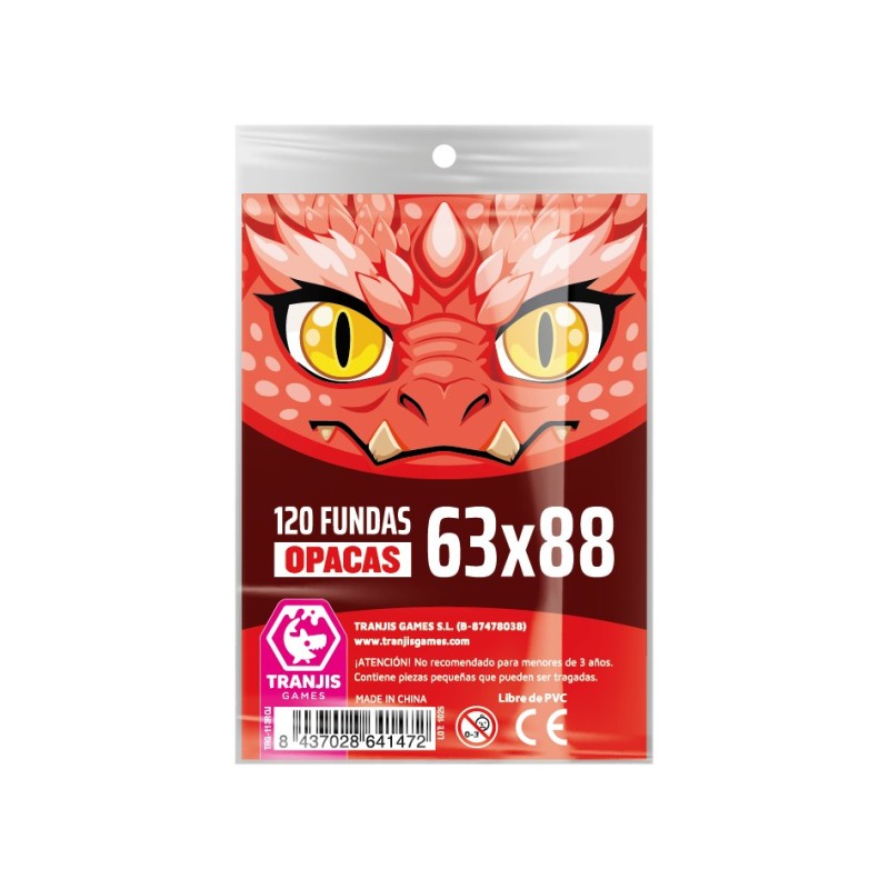 Fundas Dragón Rojo (63X88mm)