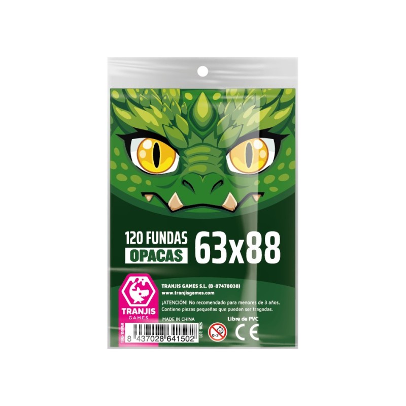 Fundas Dragón Verde (63X88mm)