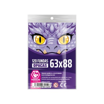Fundas Dragón Morado (63X88mm)