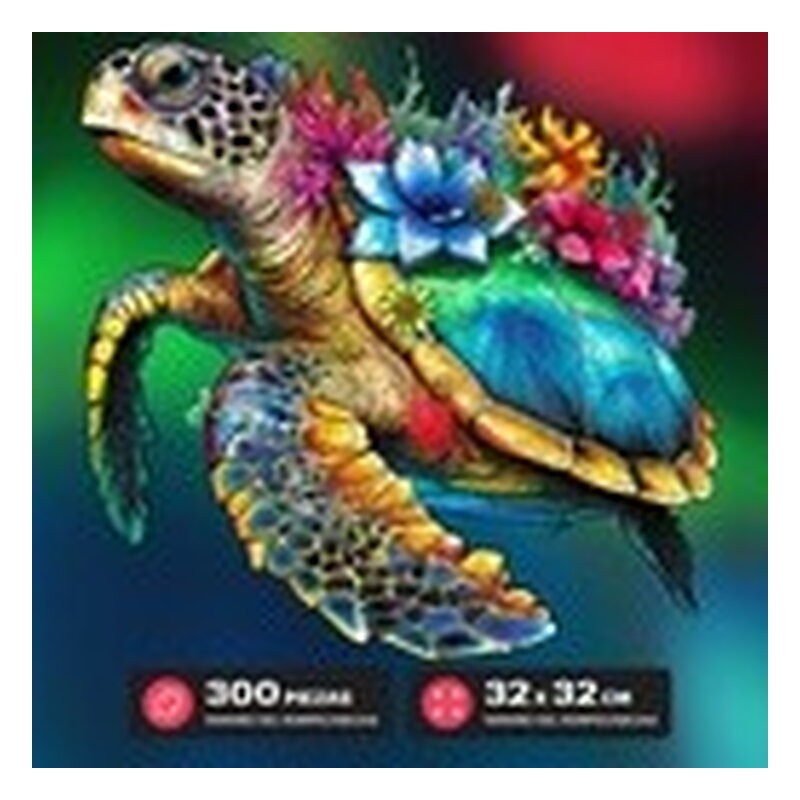 Puzzle de Madera - Tortuga - 300 piezas