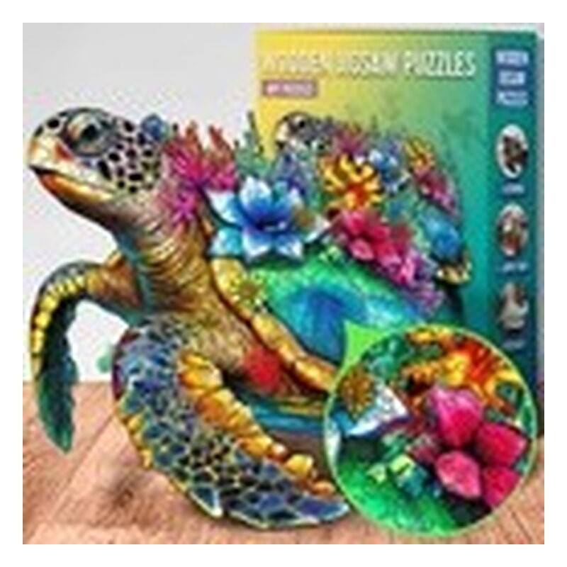 Puzzle de Madera - Tortuga - 300 piezas