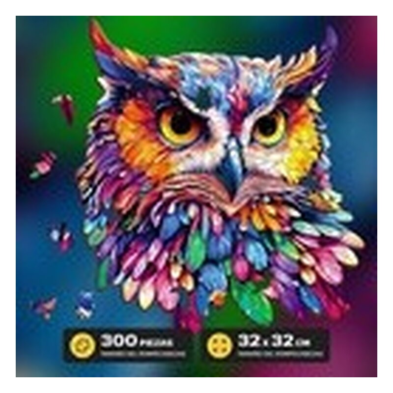 Puzzle de Madera - Búho - 300 piezas