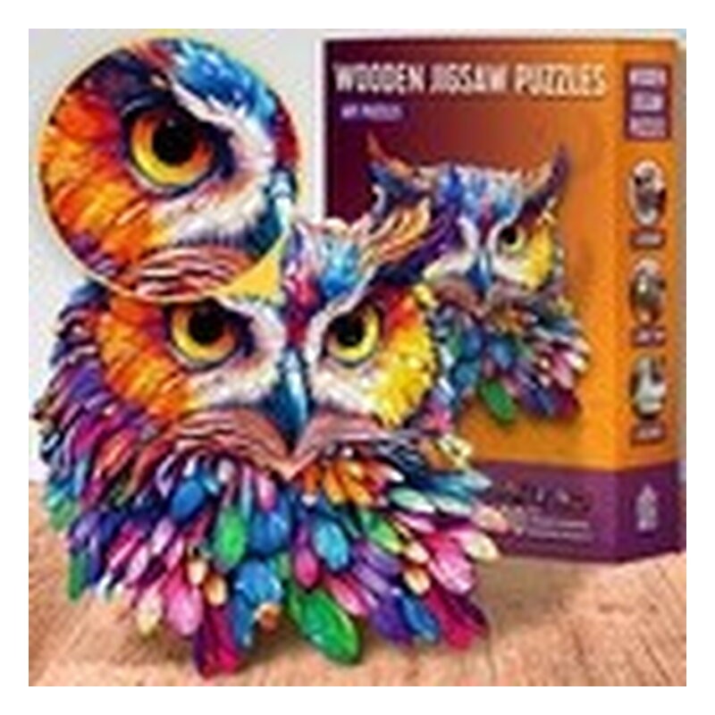 Puzzle de Madera - Búho - 300 piezas
