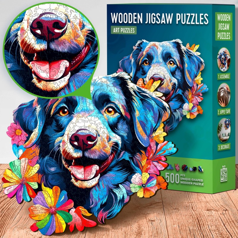 Puzzle de Madera - Perro - 300 piezas